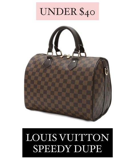 louis vuitton speedy dupe.